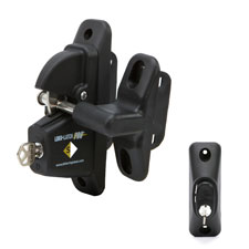 LokkLatch&reg; PRO SL (Black) - LLP1S-K   Keyed Different   DISCONTINUED ITEM!! Product Re-designed (CLICK HERE)