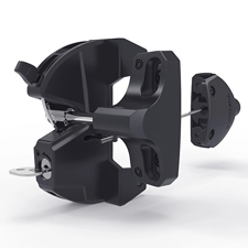 LokkLatch&reg; Series 3 with External Access Button (Black) - LL3ABL