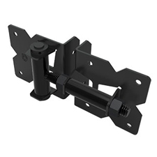 Stainless Steel Hinge (Black) - DDSHNNA  V-Notch, Self Close, Adjustable  DISCONTINUED PRODUCT!!ONLY 1 LEFT IN STOCK