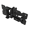 Stainless Steel Hinge (Black) - DDSHNNA  V-Notch, Self Close, Adjustable  DISCONTINUED PRODUCT!!ONLY 1 LEFT IN STOCK
