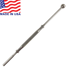Classic Handy Crimp Ball End Turnbuckle (3/16") (3-1/2" Post)  27-412-10B-L 
