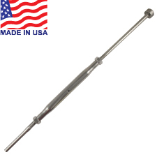 Classic Handy Crimp Button End Turnbuckle (1/8") (3-1/2" Post) - 26-412-10F-L 