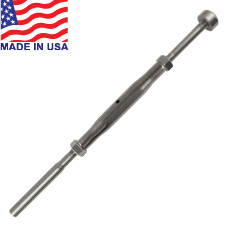 Classic Handy Crimp Button End Turnbuckles (Short Barrel) (3/16") - 27-412-10FS 