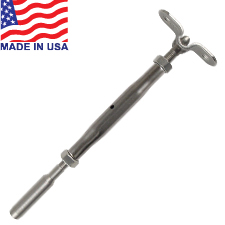 Classic Deck Toggle Turnbuckle (Short Barrel) (3/16") - 19-316-1TS 