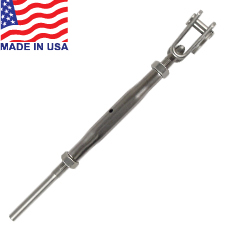 Classic Handy Crimp Toggle Jaw Turnbuckles (Short Barrel) (1/8") - 26-412S 