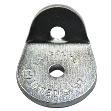 Zinc Plated Seismic Anchoring Fitting, 1/4" Bolt - SAF-1/4 