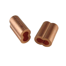 Nicopress Copper Oval Sleeves - 1/4" (10ea) - 18-10-F6 