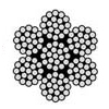 1/4" 7x19 Black Oxide Stainless Steel Cable  (China)