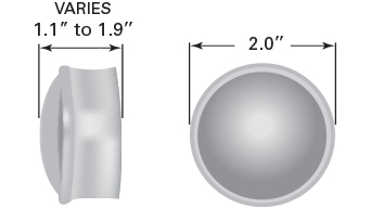 Wedge Anchor Cap Schematic