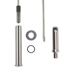 Cable Railing Assemblies - 4500 Series 3-1/2" Long Receiver  