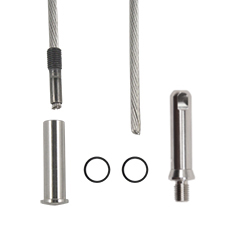 Cable Railing Assemblies - 6500 Series 1-1/2" Long Receiver  