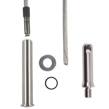 Cable Railing Assemblies - 6500 Series 3-1/2" Long Receiver  