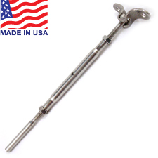 Traditional Handy Crimp Deck Toggle Turnbuckle - 3/16" - 14TTCLL316DT 