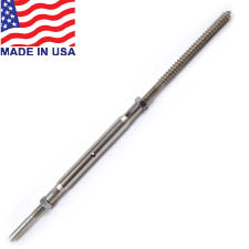 Traditional Lag Stud Turnbuckle - 1/8" - 14TTLL18L 