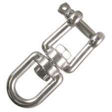 Stainless Steel Jaw & Eye Swivel - 3/4" 