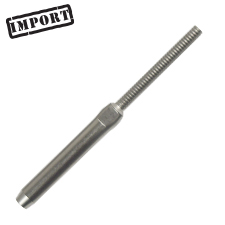 Threaded Stud w/ Wrench Flats (LH) - 3/16"  - (Import) 