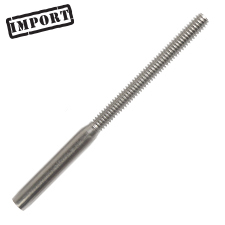 Handy Crimp Threaded Stud (LH) - 3/16" - (Import) 