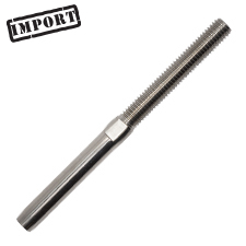 Threaded Stud w/ Wrench Flats (RH) - 1/4" - (Import) 