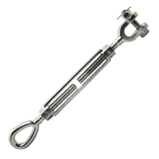 Jaw & Eye Turnbuckle 3/8" x 6"  (S/S Precision Cast) 