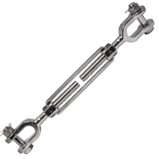 Jaw & Jaw Turnbuckle 3/4" x 6"  (S/S Precision Cast) 