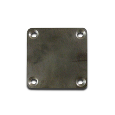 Carbon Steel Base Plate 3 3/8" x 3 3/8" x 3/16" - Mill Finish   DISCONTINUED PRODUCT!!  ONLY 54 LEFT IN STOCK  (Discounted Price) 