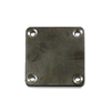 Carbon Steel Base Plate 3 3/8" x 3 3/8" x 3/16" - Mill Finish   DISCONTINUED PRODUCT!!  ONLY 54 LEFT IN STOCK  (Discounted Price) 