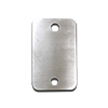 Stainless Steel Base Plate 2 1/2" x 4" x 1/4" - Brushed Finish   DISCONTINUED PRODUCT!!  ONLY 47 LEFT IN STOCK  (Discounted Price) 
