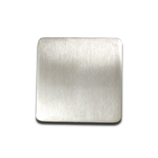 Stainless Steel Base Plate 3 3/8" x 3 3/8" x 3/16" - Brushed Finish  DISCONTINUED PRODUCT!!  ONLY 6 LEFT IN STOCK  (Discounted Price) 