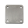 Stainless Steel Base Plate 4" x 4" x 1/4" - Mill Finish   DISCONTINUED PRODUCT!!  ONLY 32 LEFT IN STOCK  (Discounted Price) 