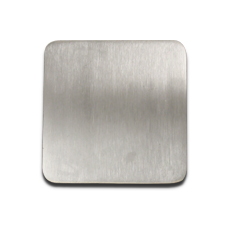 Stainless Steel Base Plate 4" x 4" x 1/4" - Brushed Finish  DISCONTINUED PRODUCT!!  ONLY 30 LEFT IN STOCK  (Discounted Price) 