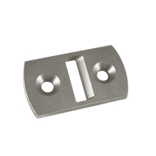 Cable Brace Floor Plates (stair slotted) Mill Finish 304 S/S  DISCONTINUED PRODUCT!!ONLY 23 LEFT IN STOCK