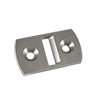 Cable Brace Floor Plates (stair slotted) Mill Finish 304 S/S  DISCONTINUED PRODUCT!!ONLY 23 LEFT IN STOCK