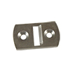 Cable Brace Floor Plates (stair slotted) Brushed 304 S/S  DISCONTINUED PRODUCT!!ONLY 32 LEFT IN STOCK