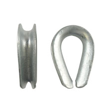 7/16" Heavy Duty Galvanized Thimbles 