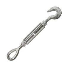 Hook & Eye Turnbuckles 3/4" x 9" (Galvanized)