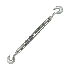 Hook & Hook Turnbuckles 1/2" x 12" (Galvanized)