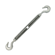 Hook & Hook Turnbuckles 5/8" x 12" (Galvanized)