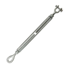 Jaw & Eye Turnbuckles 1/2" x 12" (Galvanized)