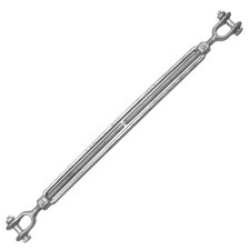 Jaw & Jaw Turnbuckles 5/8" x 18" (Galvanized)