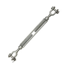 Jaw & Jaw Turnbuckles 1" x 12" (Galvanized)