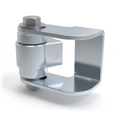 BadAss&trade; Face Mount  Weld-on Gate Hinge - CI3050 