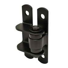 BadAss&trade; Face Mount  Bolt-on Gate Hinge - CI3720B Black
